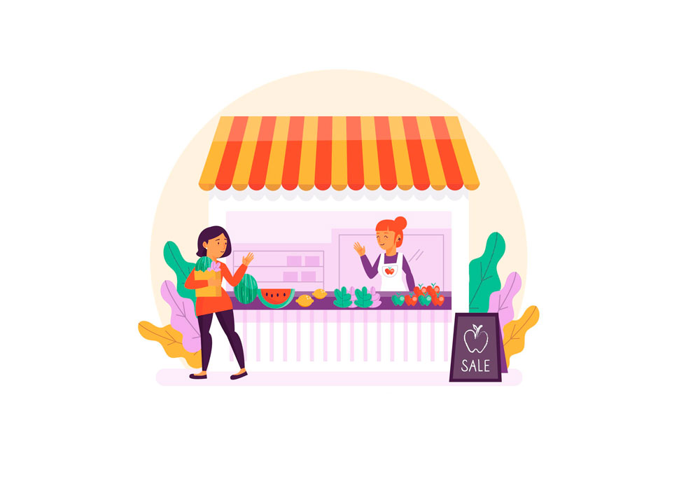 ilustrasi bisnis franchise